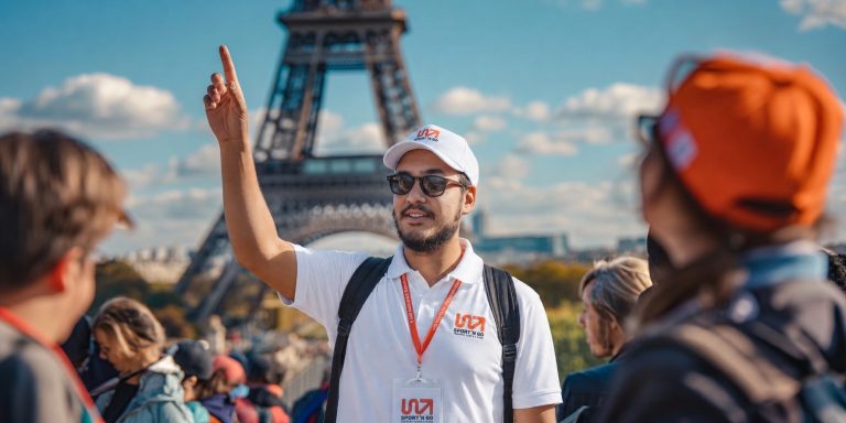 Coordinateur Sport'n Go accompagnant un groupe sportif lors d'un séjour sportif et événement sportif en France